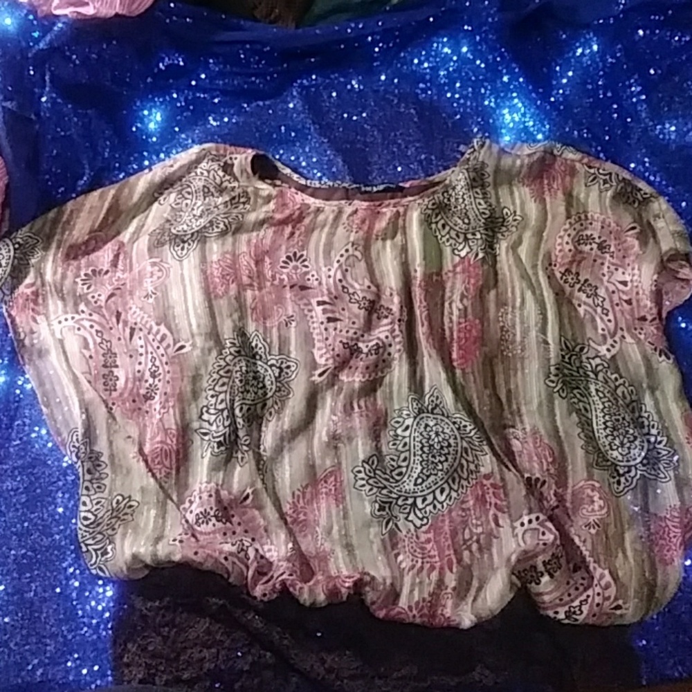 Brown blouse